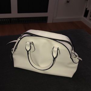 Zara black and white bag